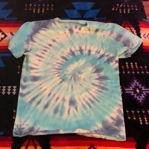 Blue tie dye t shirt!!
